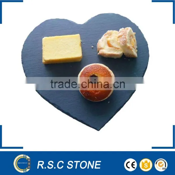 Black Slate Plate Cheese Plate Slate Tray