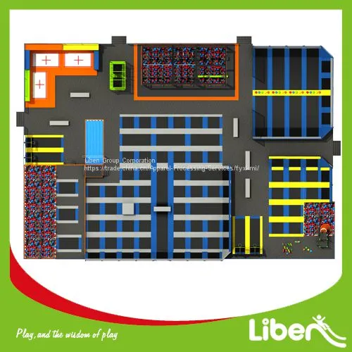 CE Approved High Quality Big Commercial Kids Trampoline photo-3