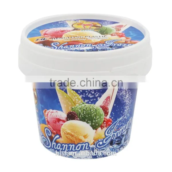 Customized IML Ice Cream Packaging With Logo, Ice Cream Packaging pp Material,ice Cream Packaging Containers. photo-6