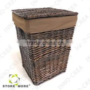 Canopy Handwoven Willow Laundry Hamper photo-3