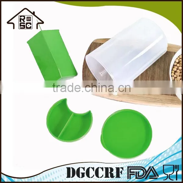 NBRSC Kitchen Divided Plastic Sealed Box Dry Food Storage Crisper Cereal Container With Lids photo-6