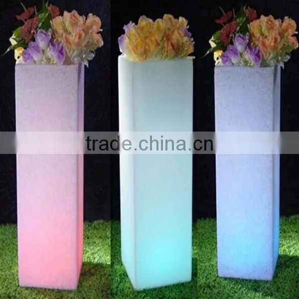 Modern Fashion GRB Full Lighting High Quality Round Plastic LED Pillar/column for Party/garden Decoration photo-6