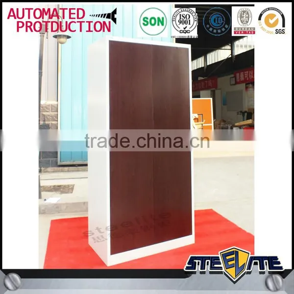 Transfer Wood Grain Bedroom Wardrobe Designs Metal Clothes Closet photo-4