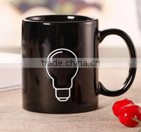 Eco-friendly 11oz Magic Coffee Mug Light Bulb Mug, Stoneware Promotional Gift Cup photo-2