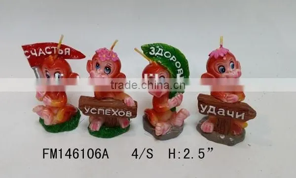 2016 New Year Gift Monkey Shape Candle photo-5