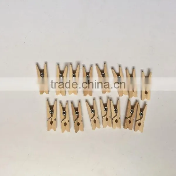 Mini Wooden Clips
