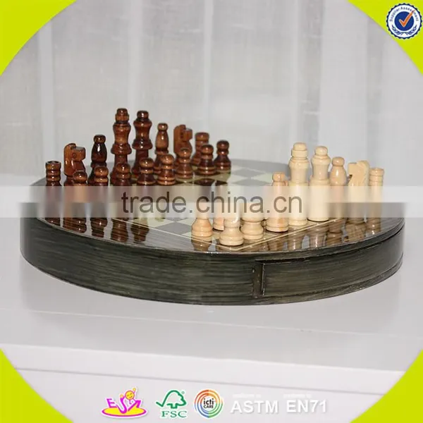 2017 Wholesale Cheap Kids Wooden Chess Game Best Wooden Chess Game W11A054 photo-6