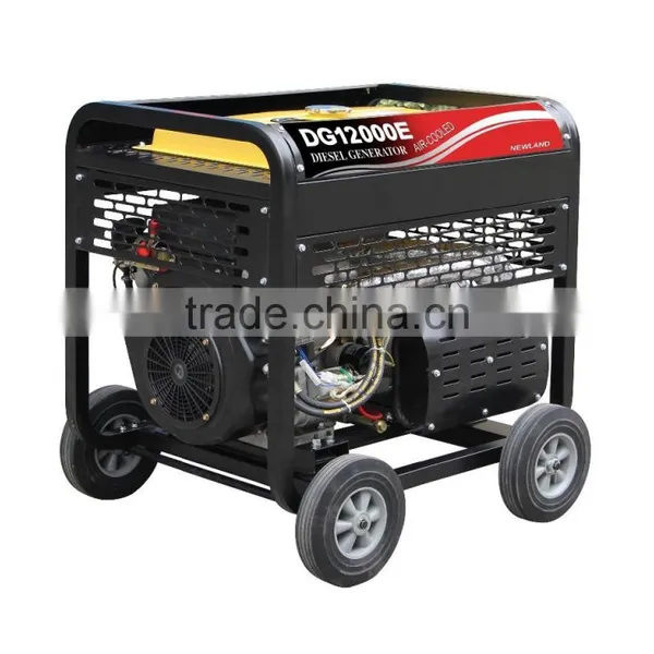 5kw Diesel Engine Generator Strong Square Frame With Big 4 Wheels Generator Manufacturer photo-4