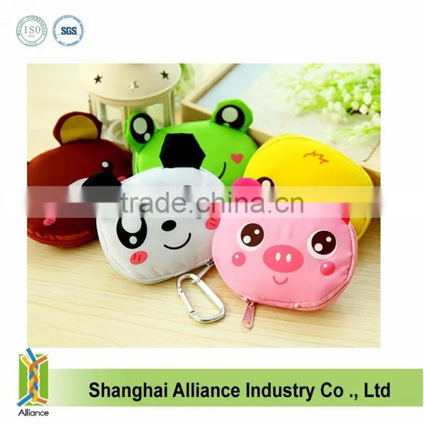 Customized Printing High Quality Nylon 190T Cartoon Folding Shopping Bag photo-2