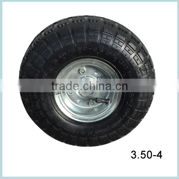 Made in China Small Wheelbarrow Wheels With Tires photo-3