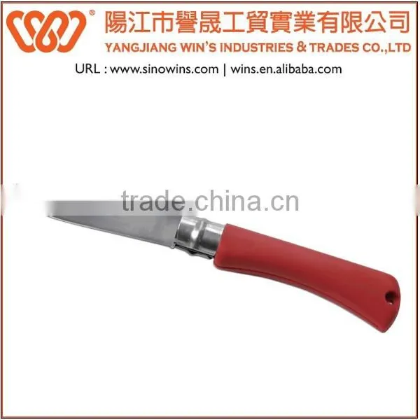 A22090 Stainless Steel Single Blade Folding Knife Curved Pocket Knife With Wooden Handle photo-4