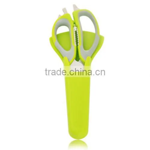 Magnetic Refrigerator Kitchen Scissors Multifunction Stainless Steel Scissors photo-4