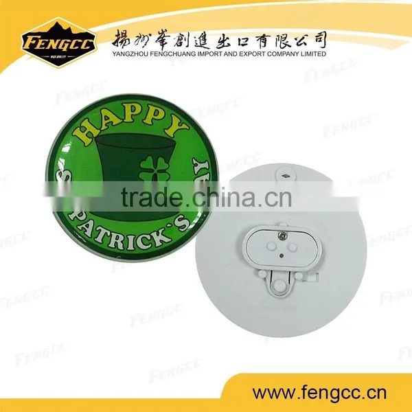 Holiday Christmas Season Decoration Promotional and Gift LED Brooch photo-2