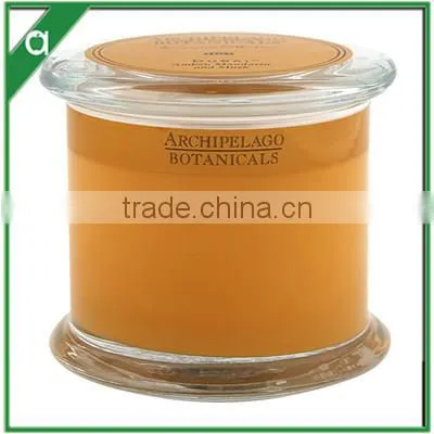 Multi Colored Scented Candle in Glass Jar With Glass Lid photo-3