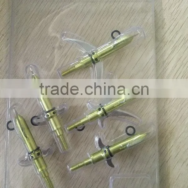 Archery Olive Green Arrow Broadheads,arrowheads for Hunting photo-4