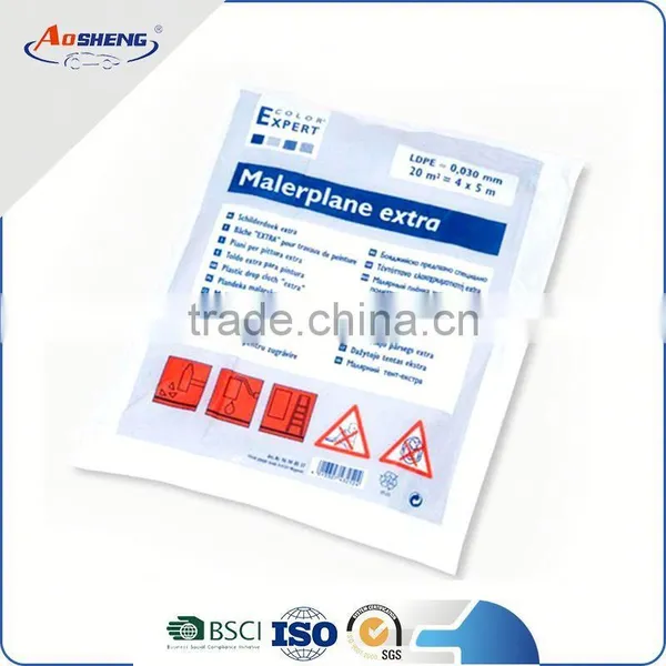 Paint Plastic Drop Cloth Used for Family photo-2