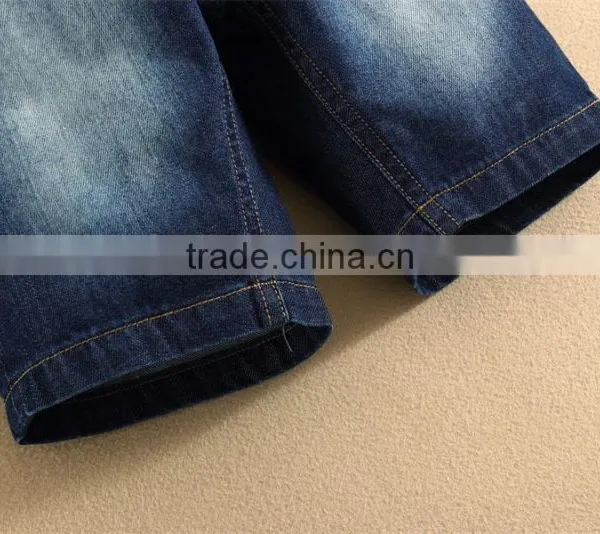 FASHION Mom and Bab Kids Wear 2015 Summer Navy Design Latest Cotton Short Jeans for Kids photo-6