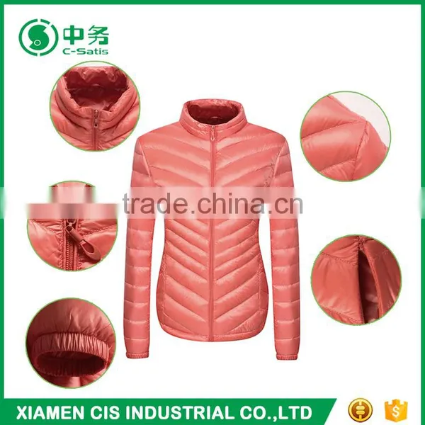 High Quality Winter Keep Warm Women Goose Down Feather Jacket photo-4