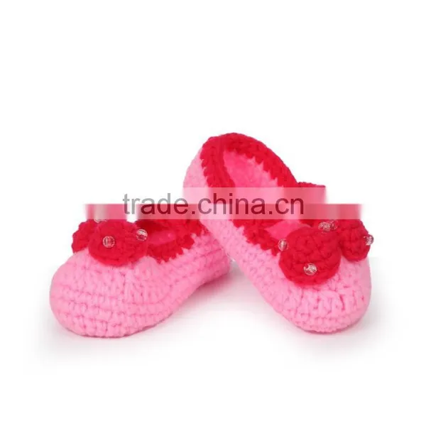 2015 New Design Bowknot Handmade Crochet Fashion Child Shoes photo-4