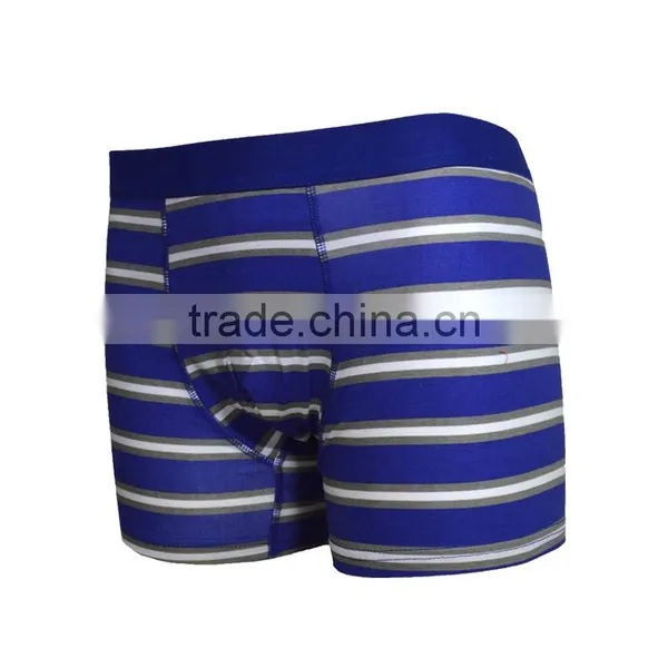Sexy New Designed Men Cotton Fabric Shorts Boxers With Stripes Underwear for Man photo-2
