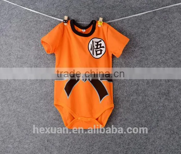 Cute Baby Boy Romper Short Sleeve Cotton Jumpsuit Baby Cartoon photo-2