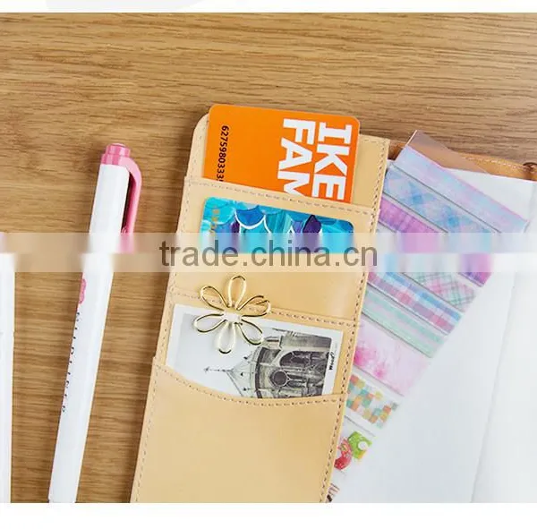 A6 Canvas Colors Cover Daily / Monthlyr /workly Loose Leaf Agenda Planner With Clasp photo-5
