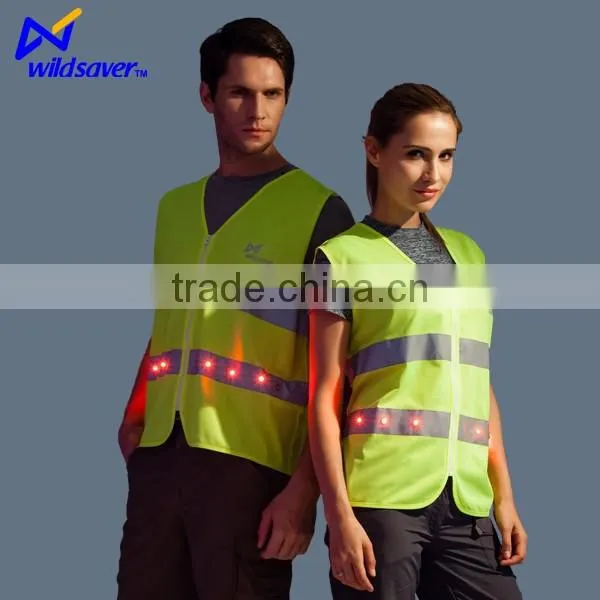 Hi Vis LED Flashing Safety Cleaning Uniform for Road Cleaner photo-2