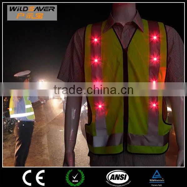 Mens Jackets Reflective Led Security Uniform for Guard photo-2