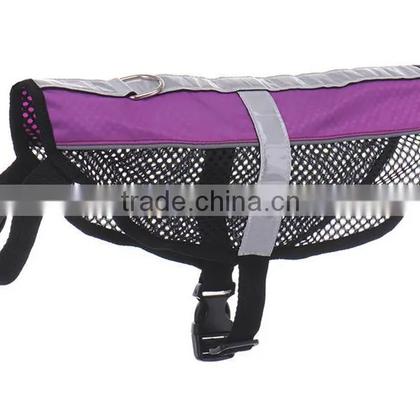 R1951H High Quality Light Weight Breathable Grid Reflective Service Dog Harness Vest photo-3