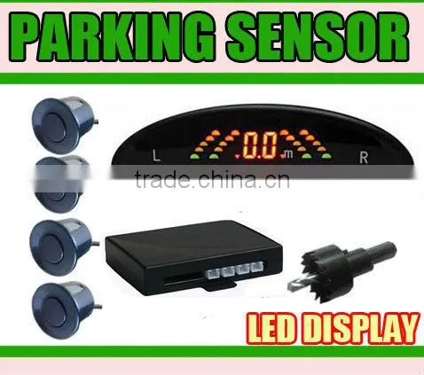 CAR Assistant Parking Sensor With Original Flat 4 Sensors and LED Monitor Parking System photo-6
