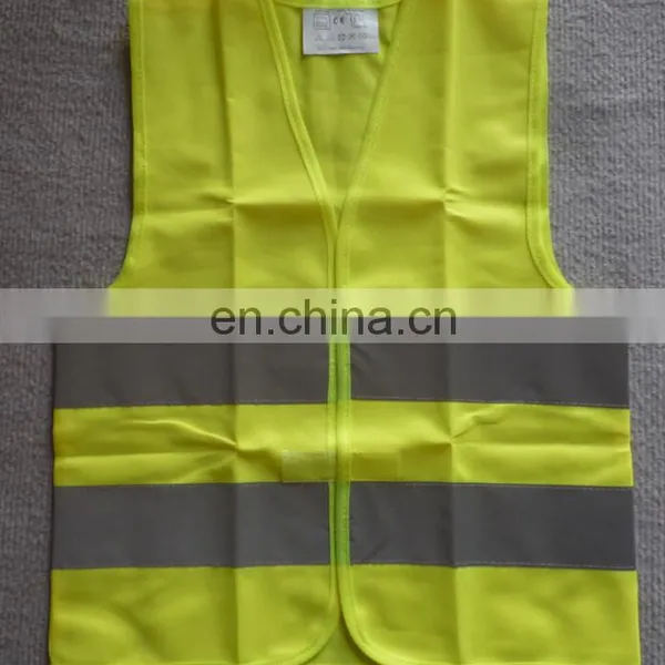Customized Road Safety Vest Reflective Vest Fluorescence Yellow Vest photo-2