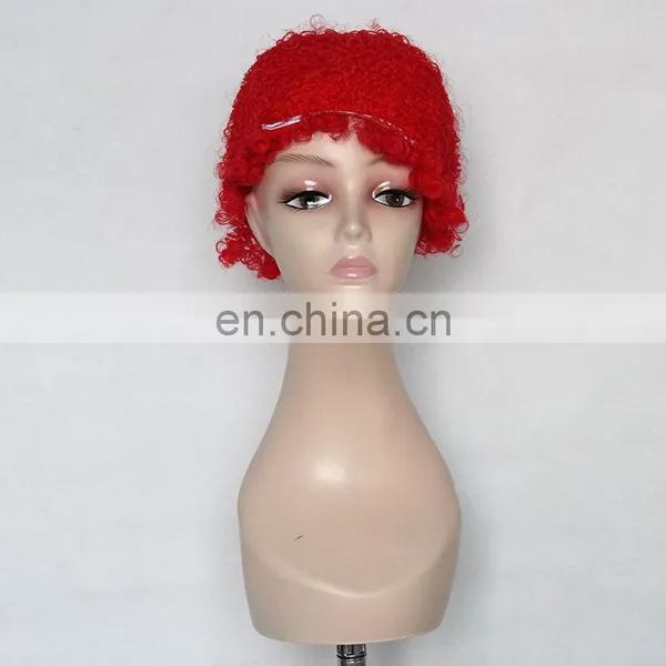 Afro Curly Clown Red Wig FGW-0025 photo-3