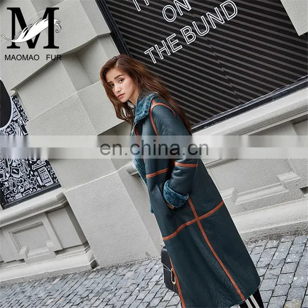 2017 Hot Selling Elegant Fashion Design Sheep Skin Leather Jacket photo-2