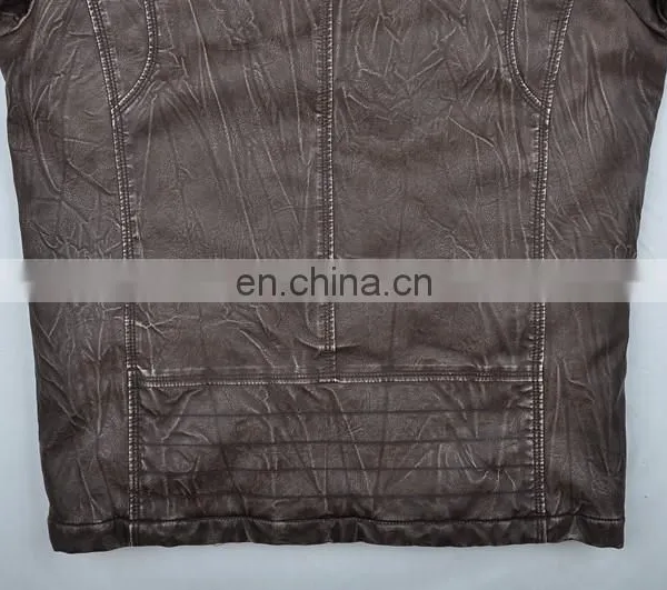 Lastest Fashion Diamond Thin Quilted Stylish Men Long Leather Coat photo-6