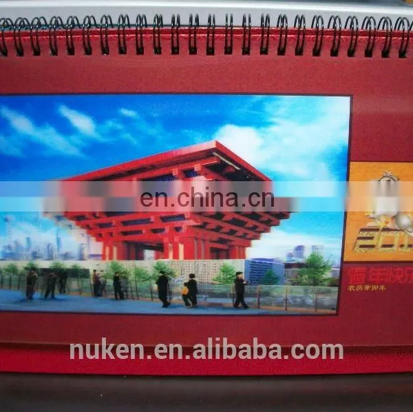 Custom Cheap 2018 Design 3D Lenticular Desk Table Wall Perpetual Advent Calendar Printing photo-2