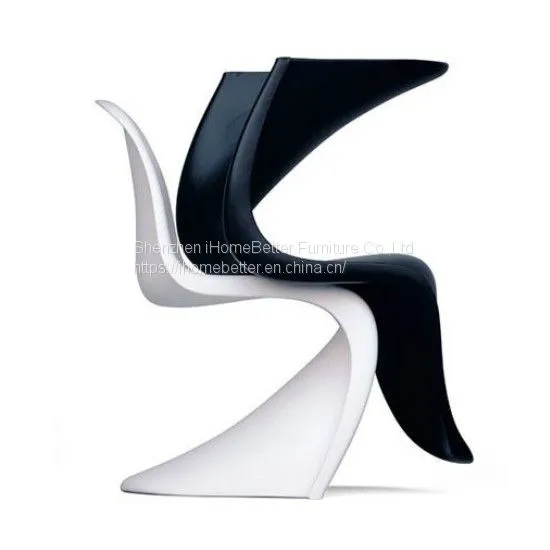 Fiberglass Modern S-shaped Chair photo-3