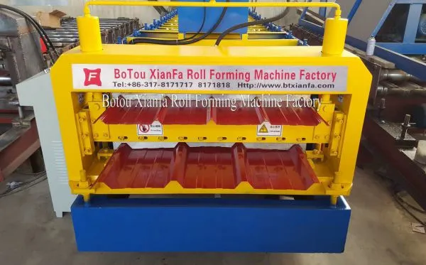 IBR Double Galvanized Roofing Sheet Roll Forming Machine photo-2