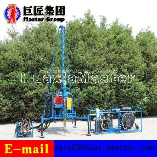 SDZ-30S Hot Sales Portable Hydraulic Mountain Drilling Rig With Air Compressor photo-3