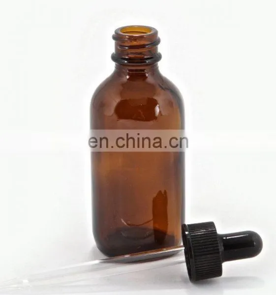 2oz Easy Refillable Storing Essential Oils Perfumes or Colognes Amber Boston Bottles photo-2