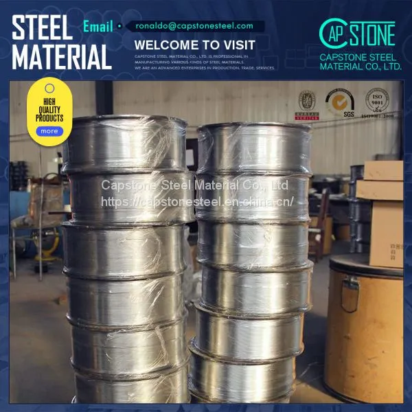 Manufacturer 99 995% Min 2.5 1.6 1.2mm Metalizing Pure Zinc Wire for Thermal Spray