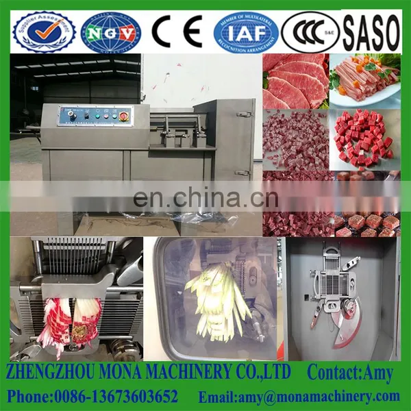 Sheep Meat Processing Machine/Factory Price Halal Meat Cutting Machine/Frozen Halal Meat Dicing Machine photo-6