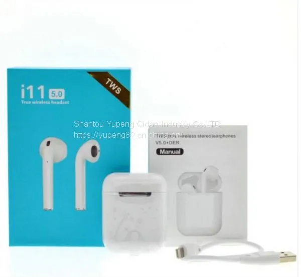 Headphones Bluetooth Earphone Bluetooth Headphone Bluetooth Headset 5.0 Touch White Earbuds Wireless Sport Mini Earbuds Earpieces Headphone With Charging Case i photo-3