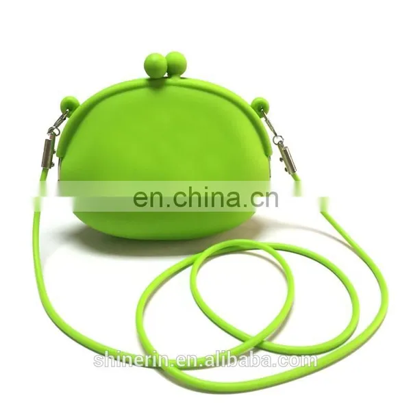 Euro Style High Quality Metal Clip Clutch Bags Women's Gift Silicone Purse Wallet photo-7