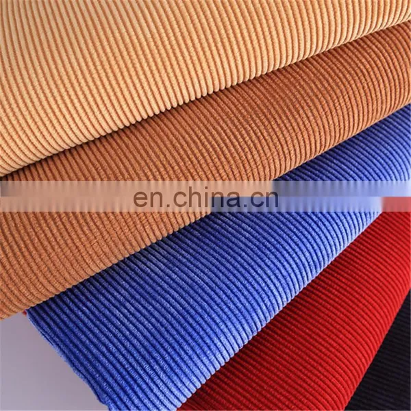 High Quality 100% Polyester Without Spandex Soft 16 Wale Corduroy Fabric For Pant/garment photo-2
