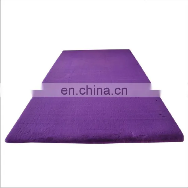 Soft Warm Winter Modern Rabbit Fur Rug photo-6