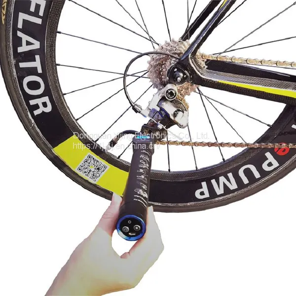 Patented Electric Bikes Repair Tool Small Bike and Cycle Tire Inflator Machine With Guage Air Mini Alloy Portable Bicycle Pump