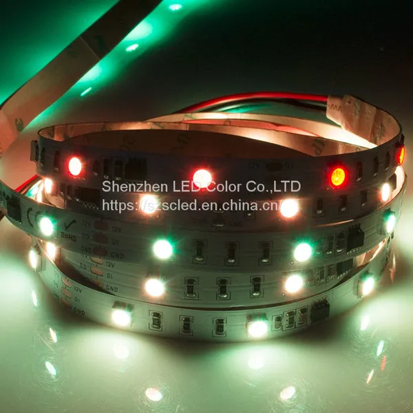 Фабрика в Китае прямые продажи. LED-полосковые лампы накаливания DC12V высокой яркости LC8806 5050RGB 30 светодиодов на метр