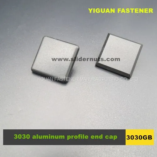 3030 Plastic End Cover Black