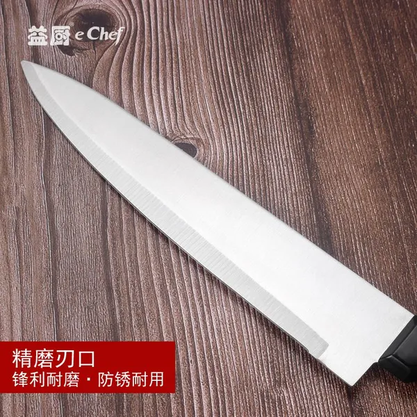 Kitchen Knife Block Set - Innovative Knife Block With Chef Knife Set - Detachable Steak Knife Block Set - Stainless Steel Professional Kitchen Knives Sets With Wood Block - Set of 15 photo-5