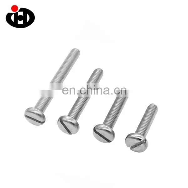 DIN84 Slotting Machine Screws Slotted Stainless Steel Cheese Head Screws photo-3